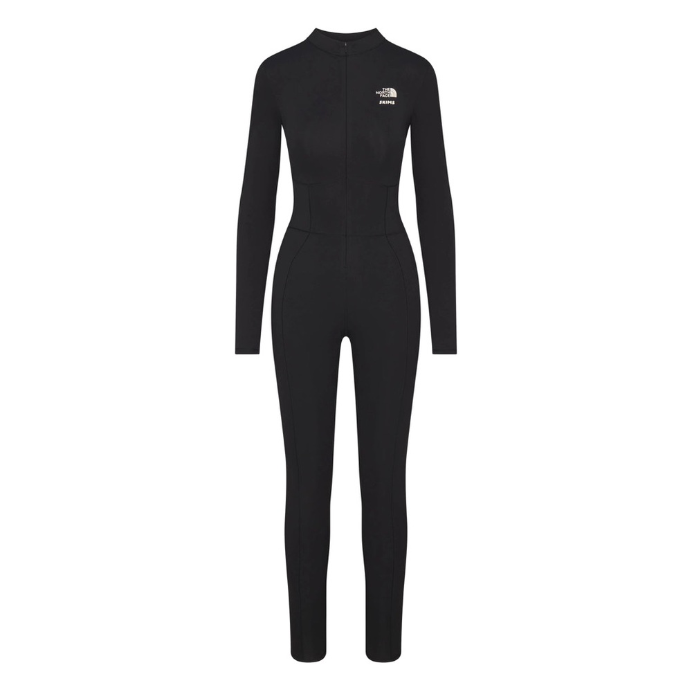 SKIMS X North Face Refina bodysuit jumpsuit Onyx NWT S (SK0241) - Picture 2 of 5